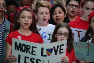 Young people from the Broadway community sing John Lennon's 'Imagine' for peace @ BroadwayWorld Young people from the Broadway community sing John Lennon's 'Imagine' for peace Photo